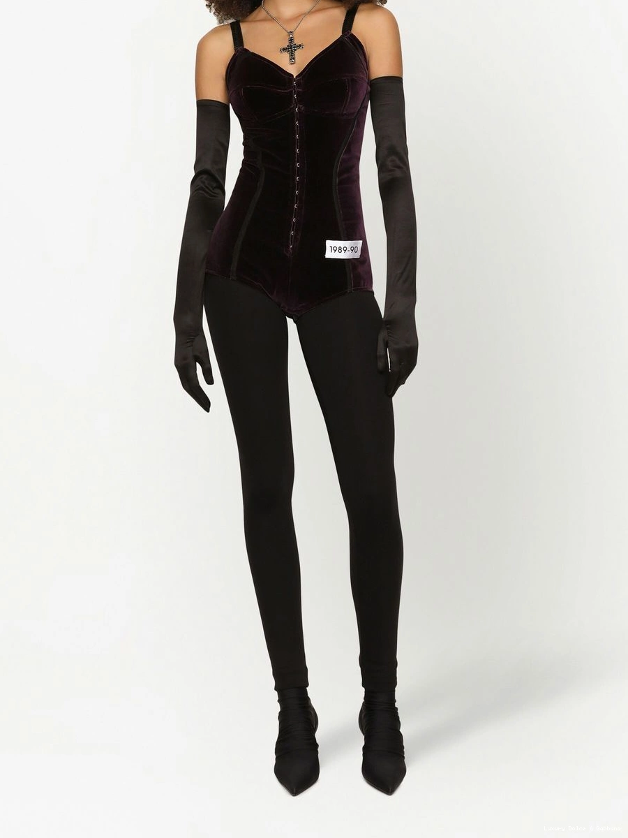 Cheap Dolce KIM bodysuit DOLCE&GABBANA velvet & Women Gabbana 0427